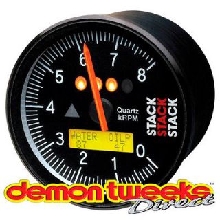 Stack ST700 Dash Display System 0 8000 Rpm With Black Dial Face
