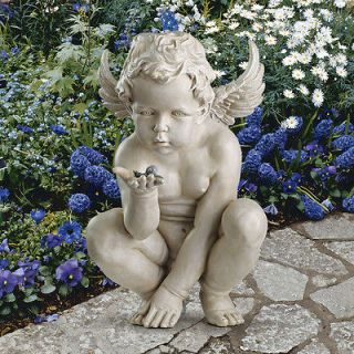 Chubby Cherub Baby Angel Garden Sculpture Spa Pond Statue