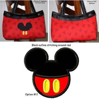 One 31 Thirty Custom Fitted PURSE SKIRT   Mickey Mouse Heads (SKIRT 