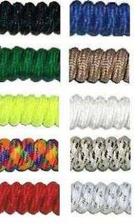 No Tie Curly Shoe Laces 10 Color Choices special needs fits adult or 
