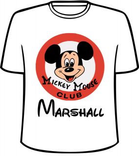 personalized disney mickey mouse club t shirt