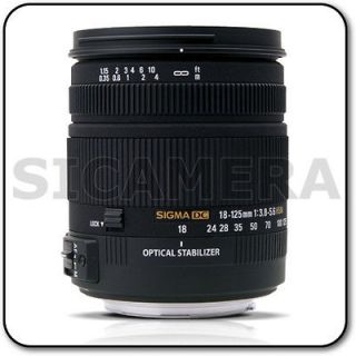Sigma 18 125mm F3.8 5.6 DC HSM Lens Kit for Sony/Minolta Extras Free 