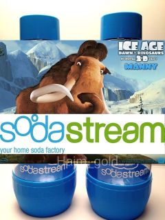 Sodastream Ice Age LOT 2 Bottles 0.5L Carbonated Water Sodaclub 