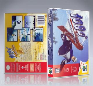   Nintendo 64 Case 1080 Ten Eighty Snowboarding (New N64 Storage Box