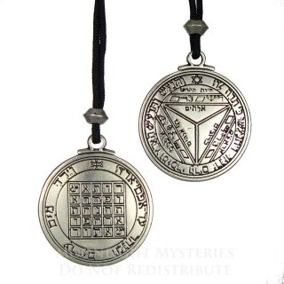 Talisman Pentacle of Saturn Solomon Seal Pendant kabbalah Heremitc 