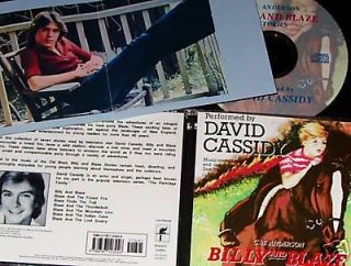 DAVID CASSIDY READS BILLY & BLAZE AUDIOBOOK CD PARTRIDGE FAMILY