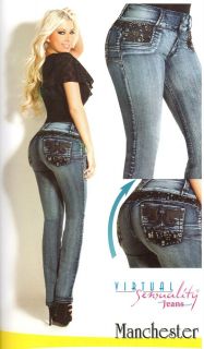 Skinny Jeans by Virtual Sensuality Lift Butt Shape Hips Fajate 
