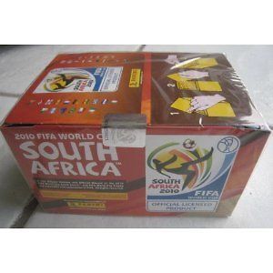 panini fifa world cup south africa 2010 100 packs box