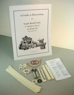 rebuild manual kit for south bend lathe model 10k time
