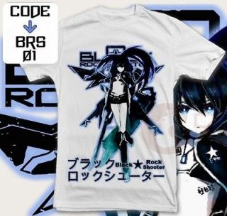   Manga Black ★ Rock Shooter Innocent Soul White T Shirt S M L XL 2XL