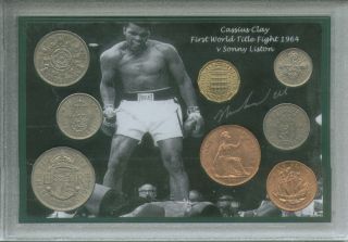 Cassius Clay Muhammad Ali First Title Fight Vintage Boxing Coin Gift 