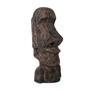 Easter Island Moai Monolith Statue Garden Polynesian Large 4 Tall 