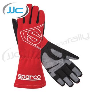 Sparco Land L 3 Race Gloves Red Size Small Rally Track Day Fire Proof