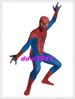 The Amazing Spider Man Adult Halloween Party Full costume Spandex 