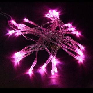 New Popular 30 LED Battery Operated Outdoor String Light Pink