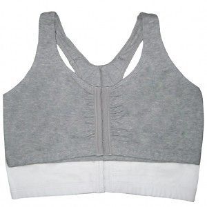   of the Loom Front Close Racer Back Sport Bra sz 42 Tagless 2colors
