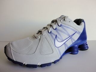 Nike Shox Agent Womens Running Shoes Sz 8 Shocks Grey White 438683 