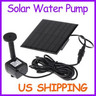 fountain water pump solar power panel kit for garden pond