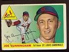 1955 topps 37 joe cunningham cardinals white sox signe buy