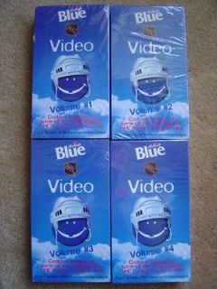 Collectible~4 Volumes Labatt Blue NHL Videos~Proud Sponsor of the NHL 