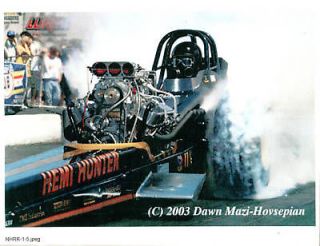 Hemi Hunter CHEVY Powered Nostalgia Top Fuel Dragster ORIGINAL 