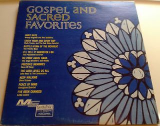 GOSPEL AND SACRED FAVORITES Compilation LP (Dixie Echoes, Jake Hess 