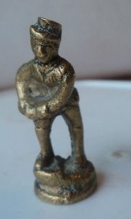 vintage brass pipe tamper dickens character from united kingdom time