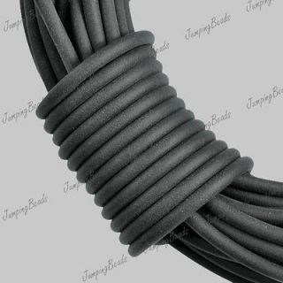 Newly listed  7m Black Rubber Cord Thread Wire For Bracelet Necklace 