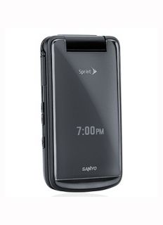 Newly listed Sanyo SCP 3810   Onyx black (Sprint) Cellular Phone