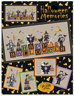 Sue Hillis Designs Halloween Memories cross stitch pattern