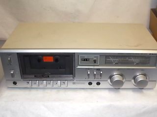 vintage Sanyo Stereo RD S20 Cassette Tape Deck Recorder, works, Estate 