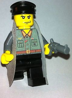 Lego German SOLDIER WW2 & lego pistol   custom figure Tank CREW