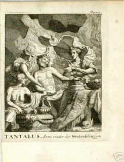 mythology antique print tantalus luyken 1686 from netherlands time 