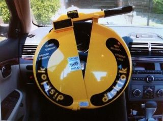 New DISKLOK SECURITY Full STEERING WHEEL LOCK Car Airbag Auto S (34cm 