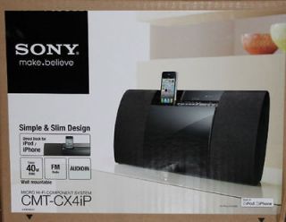 sony cmt cx4ip iphone ipod dock stereo with cd fm
