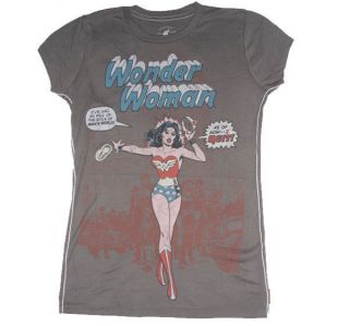 Trunk Clothing Wonder Woman Ladies T Shirt, Vintage,Superhero, Comic 