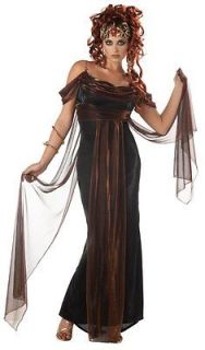 Metallic Burgundy Medusa Mythical Siren Costume for Women Size MED (8 