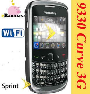   RIM Blackberry 9330 Curve WiFi GPS Smartphone 3G Cell Phone Sprint PCS
