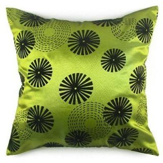   Decor Throw Pillowcase Cushion Cover Square 17 Green Circle PF34