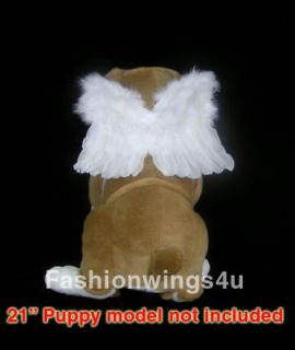costume feather angel wings posing props for dogs cats time