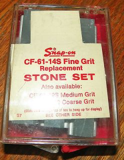 snap on fine grit stone set cf 61 14s time