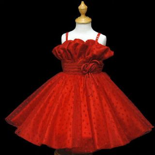 AngelababyUS Red 77413 Wedding &Formal /Party/girl Dresses SZ 3,4,6,8 