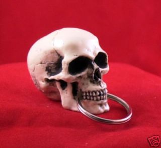   Made Skull Key Chain Ring Hot Rat Street Rod Sheleton shift knob 29 KR