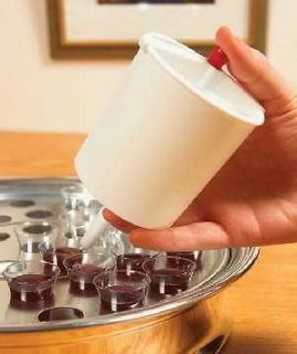 Communion Cup Filler With Button Release White Plastic   Fills Approx 