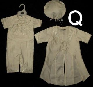   Boy Ivory Christening Baptism Suit/Outfit/Ds​/Sizes XS,S,M,L,XL