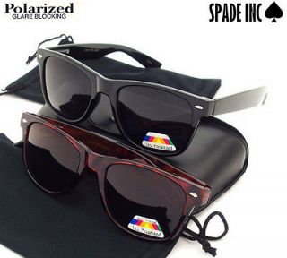 WAYFARER Sunglasses Vintage POLARIZED 2 PAIR Black & Tort Frames 