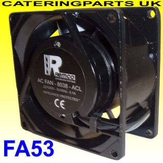 fa53 240v square axial cooling fan motor 80 x 80