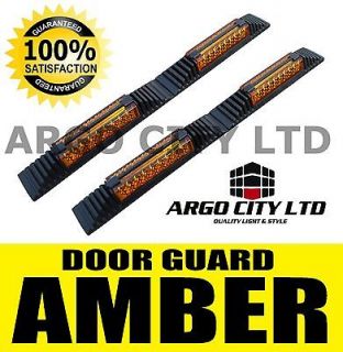 Amber Door Guard Protectors Edge Strip Reflectors To Fit Land Rover 