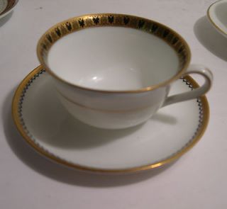 BAVARIA HUTSCHENREUTHER HOHENBERG 1914 CUP W/ ROSENTHALE SELB SAUCER