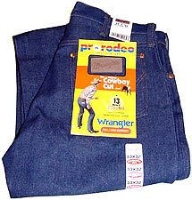   WESTERN Wrangler jeans 13MWZ rodeo cowboy cut 38 x 32 New With Tag